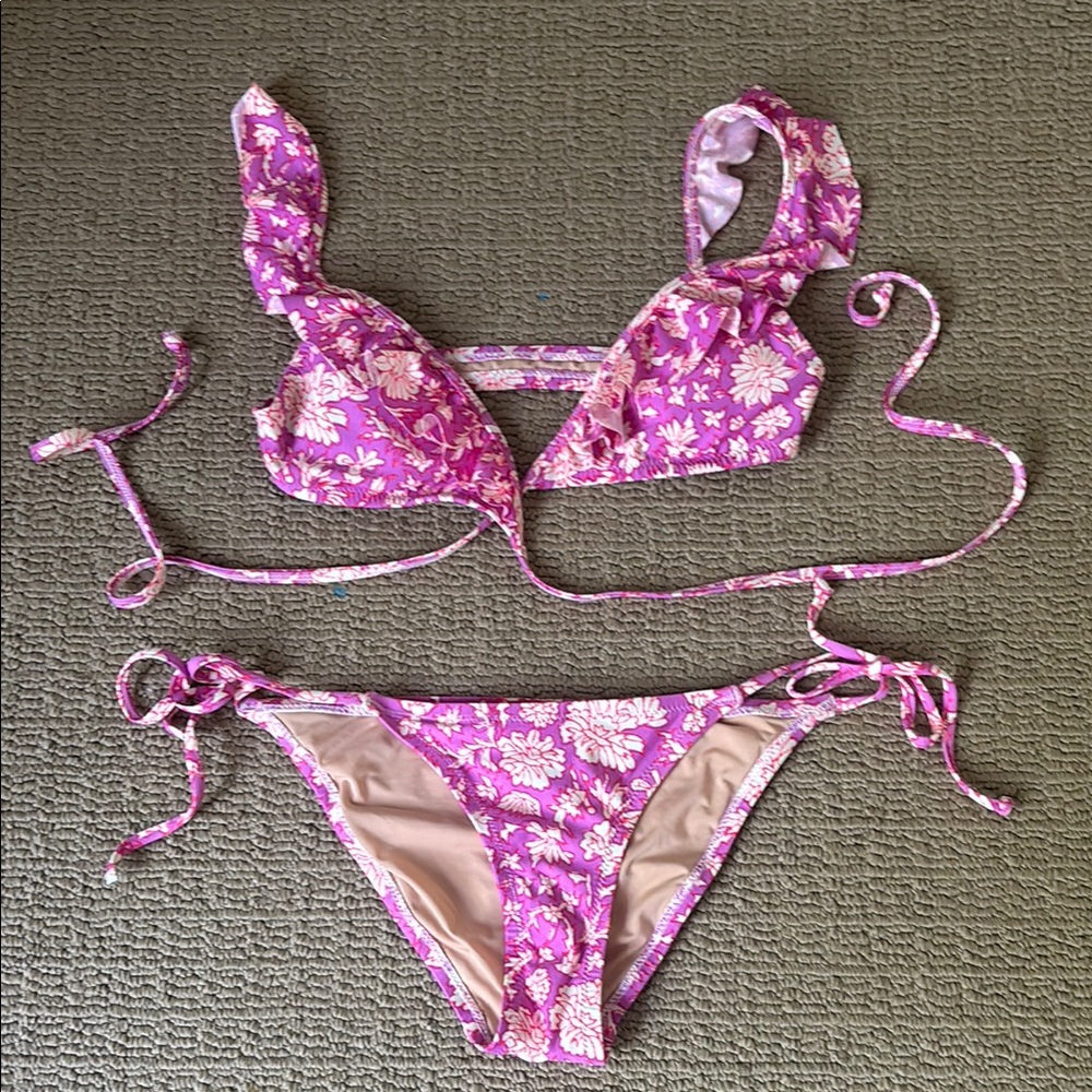 JCREW wrap top bikini